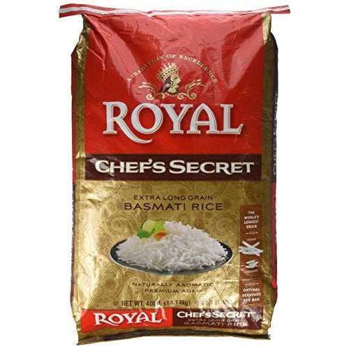Royal Basmati Rice 40 Lb Chef's Secret Premium