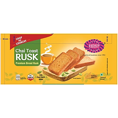 karachi-bakery chai toast rusk 400 grams